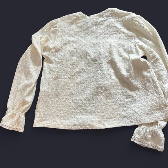 ✨ Zara Girls Textured Blouse Top - Size 10 ✨ - Picture 6 of 8